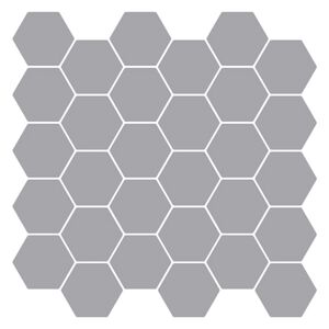 vidaXL Hatsz&ouml;gletű csempe 50 db Sz&uuml;rke 30 x 30 cm Poliuret&aacute;n &eacute;s PET