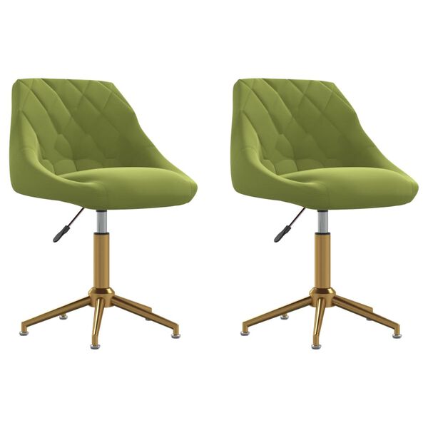 vidaXL 2 db vil&aacute;gosz&ouml;ld b&aacute;rsony forg&oacute; &eacute;tkezősz&eacute;k