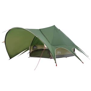 vidaXL Teepee s&aacute;tor 9 fős 9 szem&eacute;lyes Z&ouml;ld &eacute;s Sz&uuml;rke