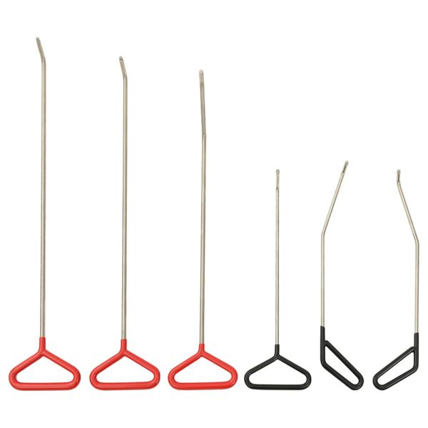 vidaXL 6 r&eacute;szes rozsdamentes ac&eacute;l jav&iacute;t&oacute; r&uacute;d szett hegyekkel