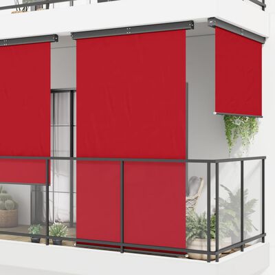 vidaXL piros oldalsó terasznapellenző 175 x 250 cm