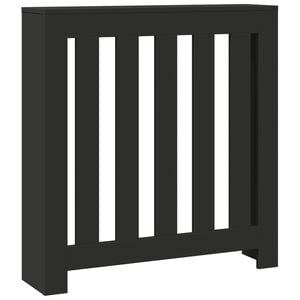 vidaXL fekete szerelt fa radi&aacute;torburkolat 78 x 20 x 82 cm