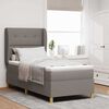 vidaXL Boxspring &aacute;gy matraccal S&ouml;t&eacute;tsz&uuml;rke 90x190 cm Sz&ouml;vet T&oacute;psz&iacute;nű