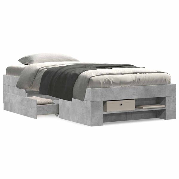 vidaXL betonsz&uuml;rke szerelt fa &aacute;gykeret 100 x 200 cm