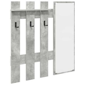 vidaXL Fali Kab&aacute;thorog Falra szerelhető Beton Sz&uuml;rke 100 x 10 x 100 cm