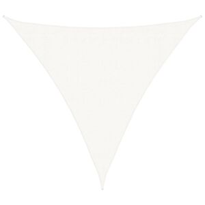vidaXL h&aacute;romsz&ouml;g alak&uacute; HDPE napvitorla 3,6 x 3,6 x 3,6 m feh&eacute;r