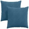 vidaXL Kanap&eacute; p&aacute;rn&aacute;k 2 pcs K&eacute;k 60 x 60 cm B&aacute;rsonyos sz&ouml;vet