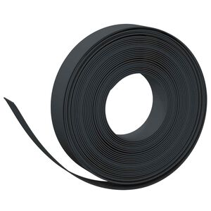 vidaXL &Eacute;lv&aacute;g&oacute;k 25 m 10 cm PE Fekete