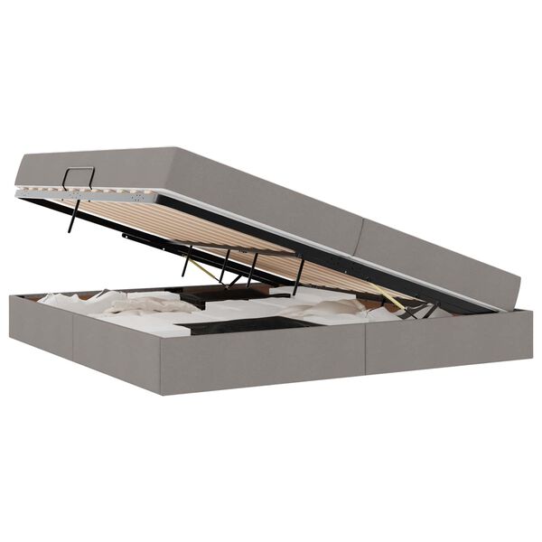 vidaXL &Aacute;gy t&aacute;rol&oacute;val &eacute;s matraccal T&oacute;psz&iacute;nű 200 x 200 cm Poli&eacute;szter