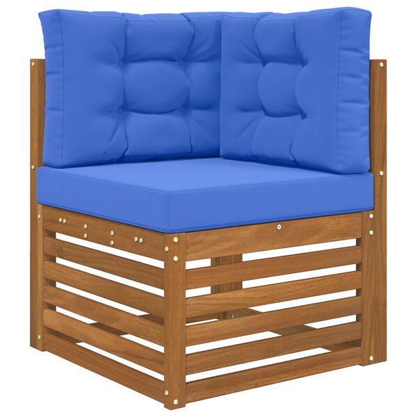 vidaXL K&uuml;lt&eacute;ri kanap&eacute; p&aacute;rna 3 pcs T&uuml;rkiz Poli&eacute;szter