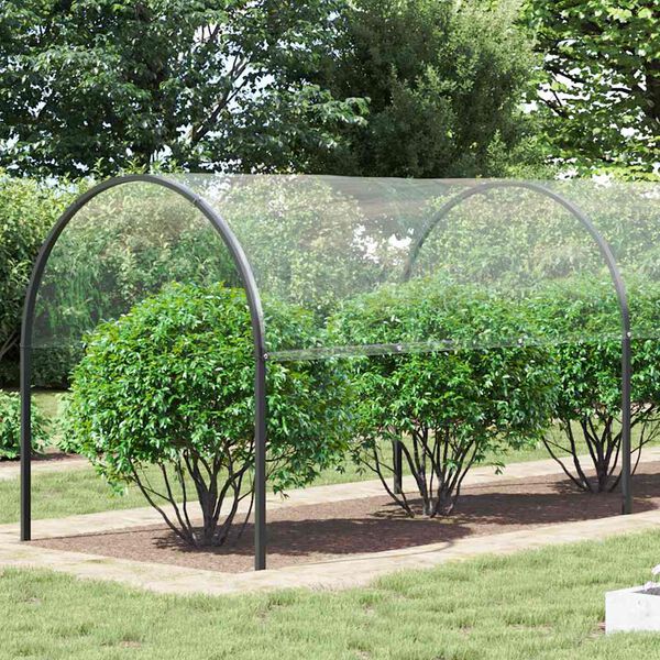 vidaXL &aacute;tl&aacute;tsz&oacute; ponyva lyukaszt&oacute;val 4x12 m PVC