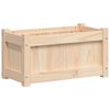 vidaXL t&ouml;m&ouml;r fenyőfa vir&aacute;gl&aacute;da 60x31x31 cm