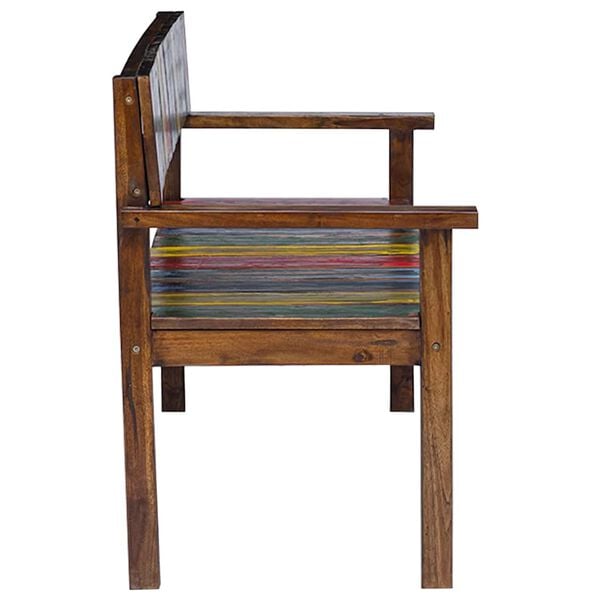 vidaXL 4 db tömör újrahasznosított fa étkezőszék