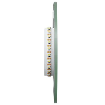 vidaXL ovális LED-es fürdőszobai tükör 40 x 15 cm