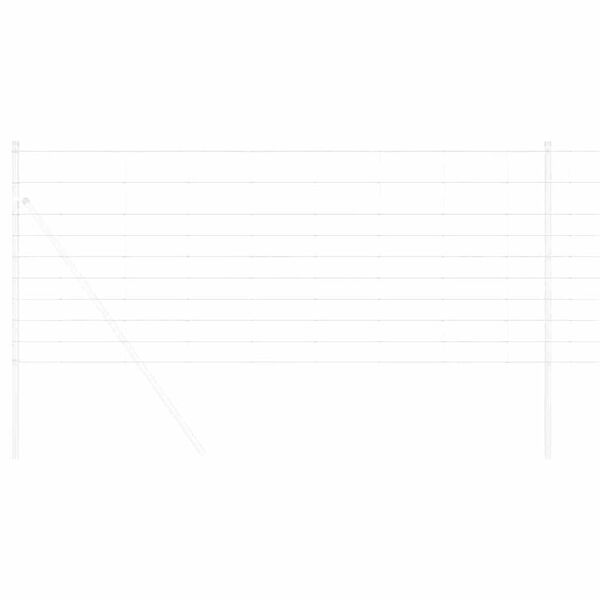 vidaXL Legelőker&iacute;t&eacute;s Ez&uuml;st 25 x 1 m Horganyzott ac&eacute;l