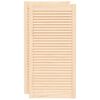 vidaXL 2 db t&ouml;m&ouml;r fenyőfa lamell&aacute;s szekr&eacute;nyajt&oacute; 99,3 x 49,4 cm