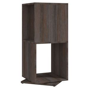vidaXL sz&uuml;rke-sonoma sz&iacute;nű forg&oacute;szekr&eacute;ny 34,5x34,5x75,5 cm