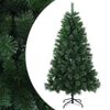 vidaXL Mű kar&aacute;csonyfa 120 cm PVC &eacute;s f&eacute;m Z&ouml;ld