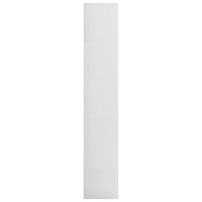 vidaXL 3-részes magasfényű fehér könyv-/TV-szekrényszett 180x30x180 cm