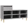 vidaXL sz&uuml;rke sonoma sz&iacute;nű szerelt fa cipősszekr&eacute;ny 102x36x60 cm