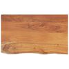 vidaXL t&ouml;m&ouml;r ak&aacute;cfa t&eacute;glalap alak&uacute; f&uuml;rdőszobai pult 100 x 60 x 3,8 cm