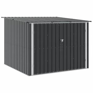 vidaXL Bicikli S&aacute;tor 3 db Antracit 216 x 207 x 158 cm F&eacute;m