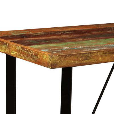 vidaXL tömör újrahasznosított fa bárasztal 120 x 60 x 107 cm
