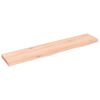 vidaXL kezeletlen t&ouml;m&ouml;r t&ouml;lgyfa fali polc 100x20x4 cm