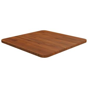 vidaXL s&ouml;t&eacute;tbarna kezelt t&ouml;m&ouml;r t&ouml;lgyfa n&eacute;gyzet asztallap 40x40x1,5cm