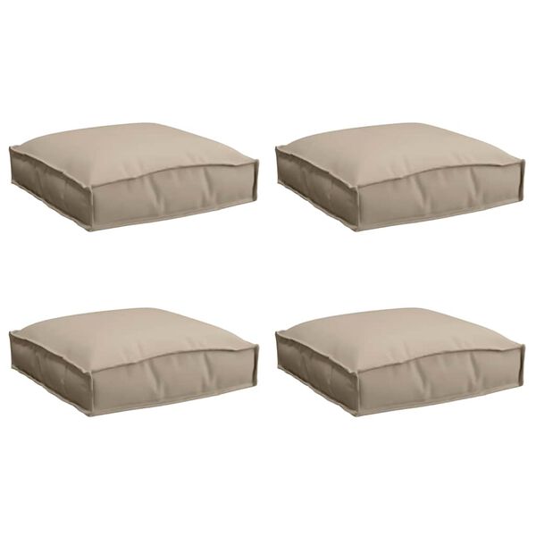 vidaXL P&aacute;rna 4 pcs T&oacute;psz&iacute;nű 40 x 40 x 8 cm Oxford Sz&ouml;vet