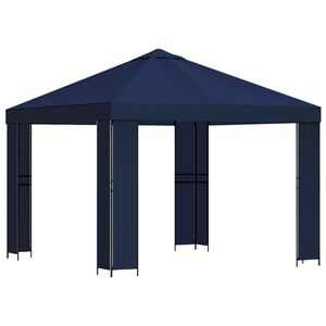 vidaXL Pavilon 3 x 3 m K&eacute;k Poli&eacute;szter &eacute;s ac&eacute;l 190 gsm
