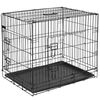 @Pet Dog fekete f&eacute;m sz&aacute;ll&iacute;t&oacute;ketrec 107 x 70 x 77,5 cm 15004