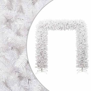 vidaXL feh&eacute;r kar&aacute;csonyfabolt&iacute;v 240 cm