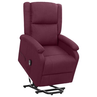 vidaXL lila szövet felállást segítő fotel