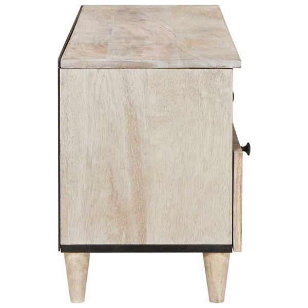 vidaXL TV egys&eacute;gek fi&oacute;kkal polcokkal Feh&eacute;r 100 x 33 x 46 cm Faanyag