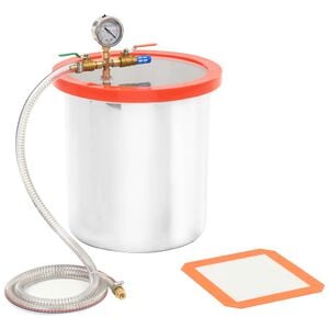 vidaXL rozsdamentes ac&eacute;l v&aacute;kuumkamra 18,9 l