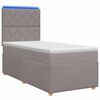 vidaXL Boxspring &aacute;gy matraccal fejt&aacute;ml&aacute;val T&oacute;psz&iacute;nű 80 x 200 cm Sz&ouml;vet