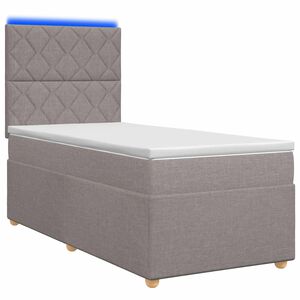 vidaXL Boxspring &aacute;gy matraccal fejt&aacute;ml&aacute;val T&oacute;psz&iacute;nű 80 x 200 cm Sz&ouml;vet