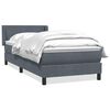 vidaXL s&ouml;t&eacute;tsz&uuml;rke b&aacute;rsony rug&oacute;s &aacute;gy matraccal 80x210 cm