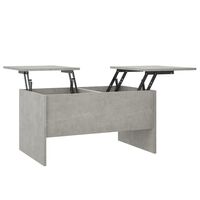 vidaXL betonszürke szerelt fa dohányzóasztal 80 x 50 x 42,5 cm
