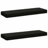 vidaXL 2 darabos padp&aacute;rna VUGHT 2 pcs 100% poli&eacute;szter Fekete