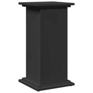 vidaXL fekete szerelt fa bemutat&oacute;&aacute;llv&aacute;ny t&aacute;rol&oacute;val 31 x 30 x 60 cm