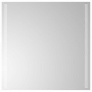 vidaXL LED F&uuml;rdőszoba T&uuml;k&ouml;r t&uuml;k&ouml;rrel &Aacute;tl&aacute;tsz&oacute; 60 x 60 cm edzett &uuml;veg