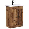 vidaXL F&uuml;rdőszoba b&uacute;tor szett Antik Fa 78,5 x 37,5 x 81 cm Szerelt Fa