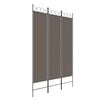 vidaXL 3 paneles antracitsz&uuml;rke sz&ouml;vet t&eacute;relv&aacute;laszt&oacute; 120x200 cm