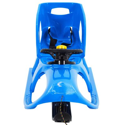 vidaXL kék polipropilén szánkó üléssel és kormánnyal 102,5x40x23 cm