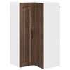 vidaXL Fali sarokszekr&eacute;ny PORTO Barna T&ouml;lgy 57 x 57 x 100 cm Faanyag