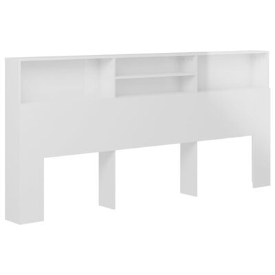 vidaXL magasfényű fehér áthidaló szekrény 220 x 19 x 103,5 cm