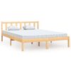 vidaXL King Size t&ouml;m&ouml;r fenyőfa &aacute;gykeret 150 x 200 cm
