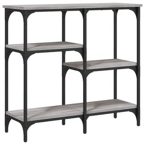vidaXL sz&uuml;rke sonoma sz&iacute;nű szerelt fa konzolasztal 80x29x75 cm